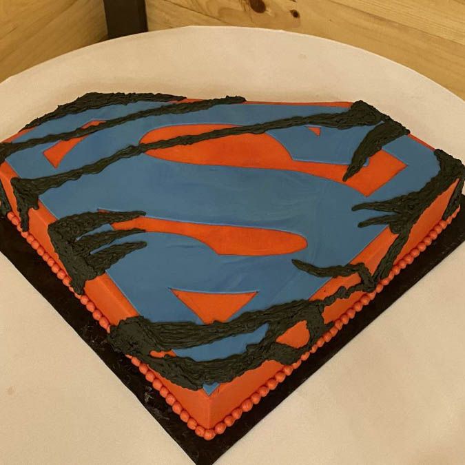 Batman v Superman Photo Cake | Freedom Bakery